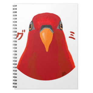 Rote Birne "GUMI" Notizblock