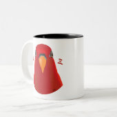 Rote Birne "GUMI" Zweifarbige Tasse (Vorderseite Links)