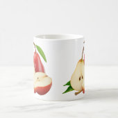 Rote Birnen Kaffeetasse (Mittel)