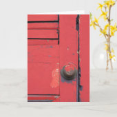 rote Blankenkarte Karte (Gelbe Blume)