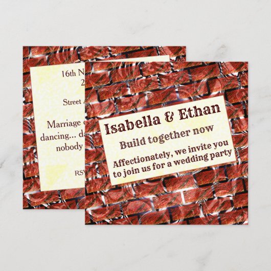 Rote Blasen beim Gittern oder beim Backeneffekt? M Einladung (Vorne/Hinten)