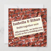 Rote Blasen beim Gittern oder beim Backeneffekt? M Einladung (Vorderseite)