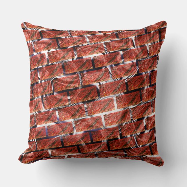 Rote Blasen beim Gittern oder beim Backeneffekt? M Kissen (Vorderseite)