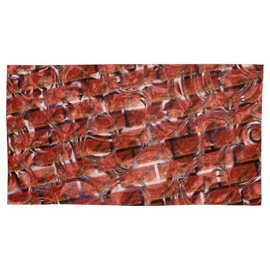 Rote Blasen beim Gittern oder beim Backeneffekt? M Kissenbezug (Vorderseite-Links)