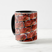 Rote Blasen beim Gittern oder beim Backeneffekt? M Tasse (Vorderseite Links)