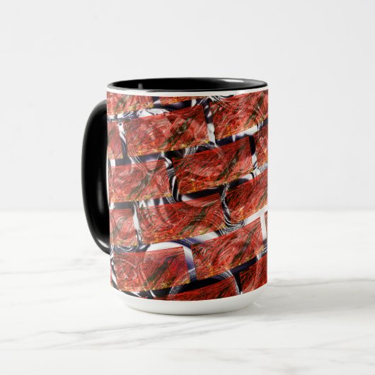 Rote Blasen beim Gittern oder beim Backeneffekt? M Tasse (Vorderseite Links)