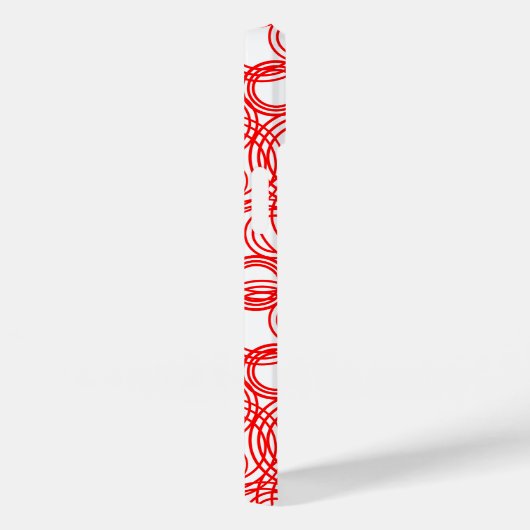 Rote Blasen Case-Mate iPhone Hülle (Rückseite / Rechts)