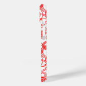 Rote Blasen Case-Mate iPhone Hülle (Rückseite / Links)