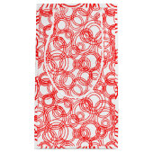 Rote Blasen Kleine Geschenktüte (Vorderseite)