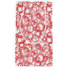 Rote Blasen Kleine Geschenktüte