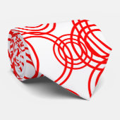 Rote Blasen Krawatte (Gerollt)