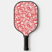 Rote Blasen Pickleball Schläger (Vorderseite)
