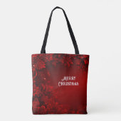 Rote Blätter Blumenstrauß Tote Tasche (Rückseite)