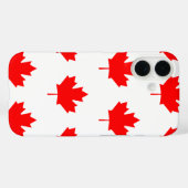 Rote Blätter Case-Mate iPhone Hülle (Rückseite (Horizontal))