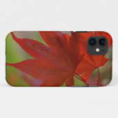 Rote Blätter Case-Mate iPhone Hülle (Rückseite (Horizontal))