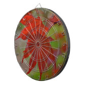 Rote Blätter Dartscheibe (Vorderseite rechts)