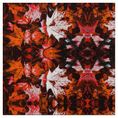 Rote Blätter des Niedergangs Stoff (Nahaufnahme)