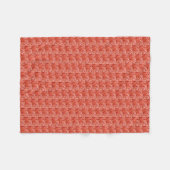Rote Blätter Fleecedecke (Vorderseite (Horizontal))