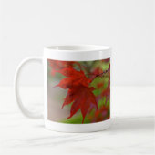 Rote Blätter Kaffeetasse (Links)