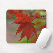 Rote Blätter Mousepad (Mit Mouse)