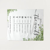 Rote Blätter - Organisierung von Veranstaltungen E Wandteppich (Vorderseite (Horizontal))