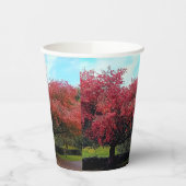 Rote Blätter Pappbecher (Links)