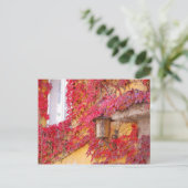 Rote Blätter Postkarte (Stehend Vorderseite)