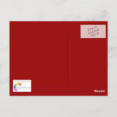 Rote Blätter - Postkarte (Rückseite)
