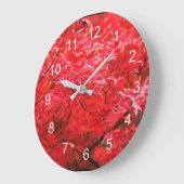 Rote Blätter rund um die Uhr (Winkel)