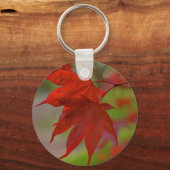 Rote Blätter Schlüsselanhänger (Vorderseite)