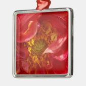 Rote Blätter Silbernes Ornament (Links)