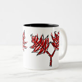 Rote Blätter Vector Graphics Tasse (VorderseiteRechts)
