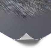 Rote Blätter verloren Poster (Ecke)