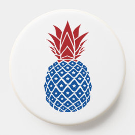 Rote Blaue Ananas PopSocket