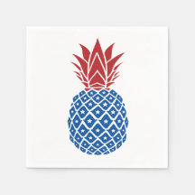 Rote Blaue Ananas