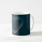 rote blaue gelbe Herzen auf Tasse (VorderseiteRechts)