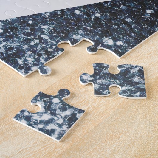 Rote blaue Glitzern unter der Flagge Rustikales UK Puzzle (Seite)