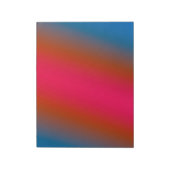 ROTE BLAUE GRÜNE TEXTUR KUNST NOTIZBLOCK (Rotiert)