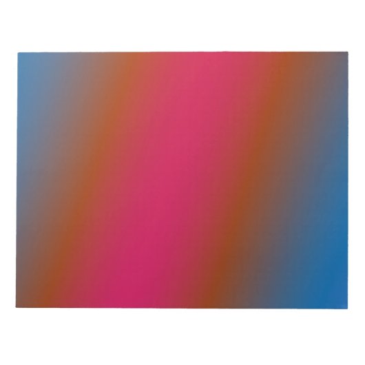 ROTE BLAUE GRÜNE TEXTUR KUNST NOTIZBLOCK (Vorderseite)
