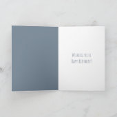 Rote Blaue Jeans Maus Geburtstag Karte (Innenseite)