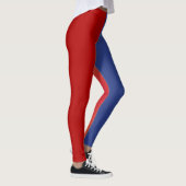 Rote Blaue Orange Leggings (Rechts)