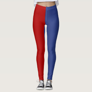 Rote Blaue Orange Leggings