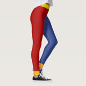 Rote Blaue Orange Leggings (Rechts)