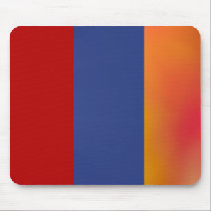 Rote Blaue Orange Mauspad