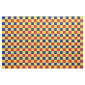 Rote, blaue und gelbe Schachbrettmuster Stoff (Yard (91,4 cm))