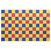 Rote, blaue und gelbe Schachbrettmuster Stoff (Fat Quarter (45,7 x 55,9 cm))