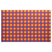 Rote, blaue und gelbe Schachbrettmuster Stoff (Yard (91,4 cm))