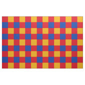 Rote, blaue und gelbe Schachbrettmuster Stoff (Fat Quarter (45,7 x 55,9 cm))