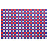 Rote, blaue und weiße Schachbrettmuster Stoff (Yard (91,4 cm))