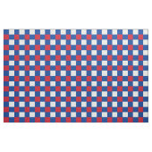 Rote, blaue und weiße Schachbrettmuster Stoff (Yard (91,4 cm))